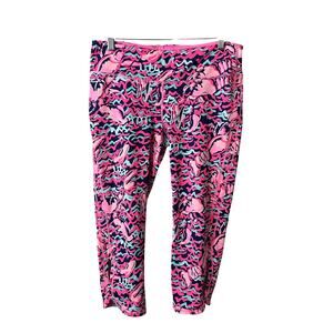 Lilly Pulitzer Pink and Blue Patterned Leggings